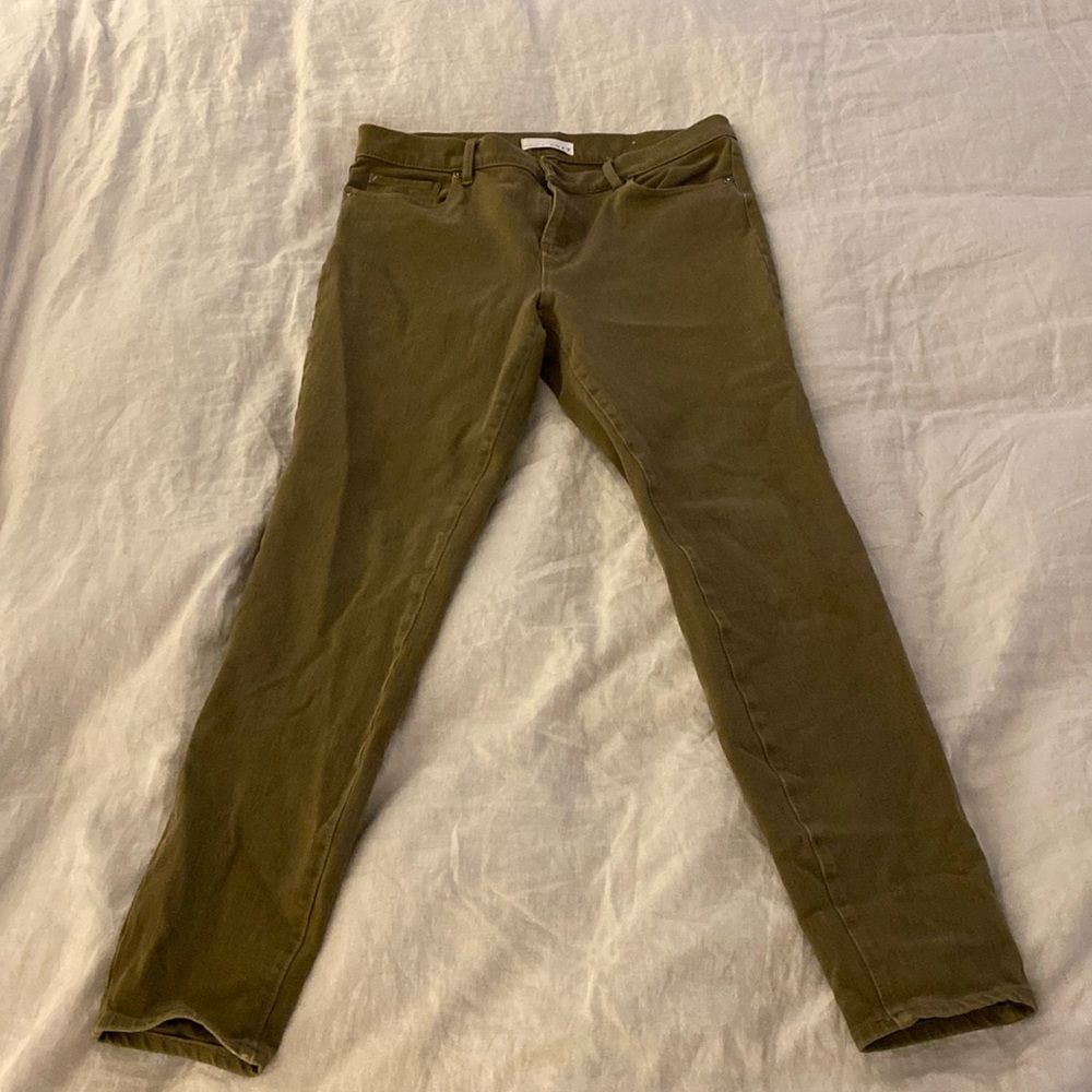 Olive LOFT legging jeans size 8
